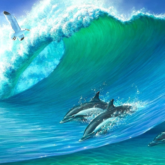 チャールズ・リン・ブラッグの絵画作品　タイトルは、マザーズラブ